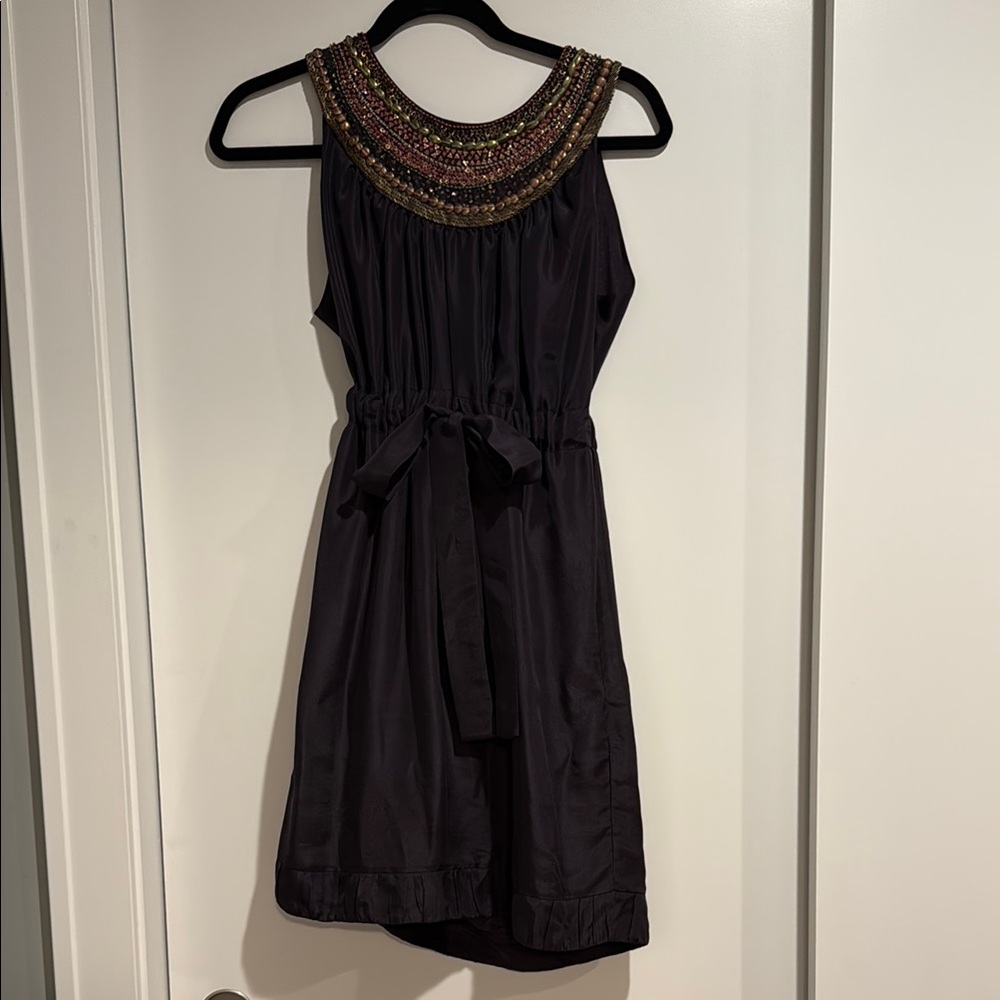 Baraschi from Anthropologie beaded silk dress